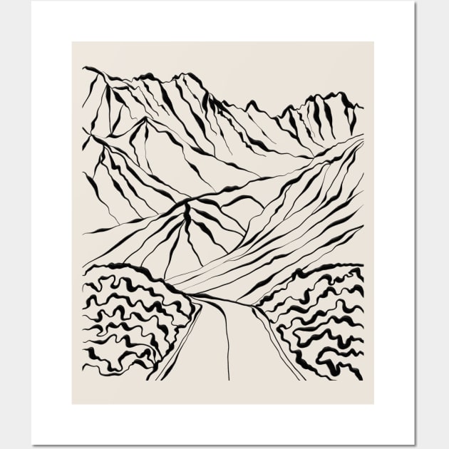 Mountains know the secret Wall Art by Alisa Galitsyna